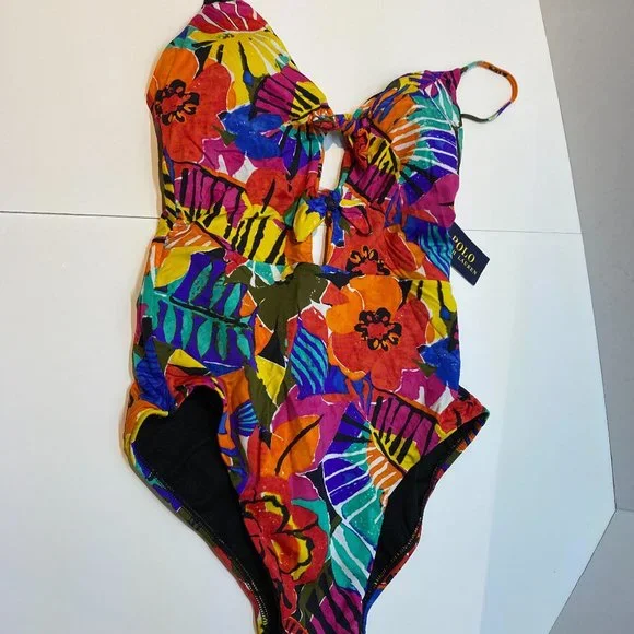 Polo one deals piece swimsuit